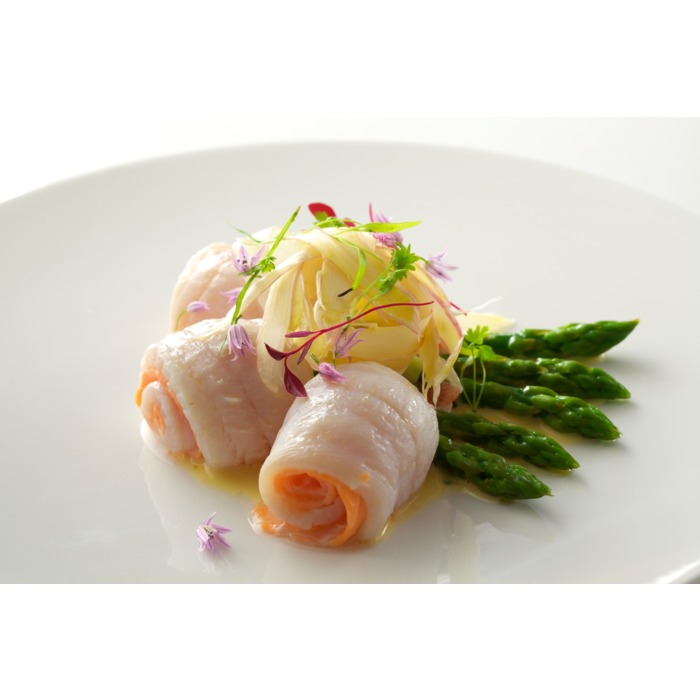Steamed Lemon Sole, Smoked Salmon, Asparagus_2