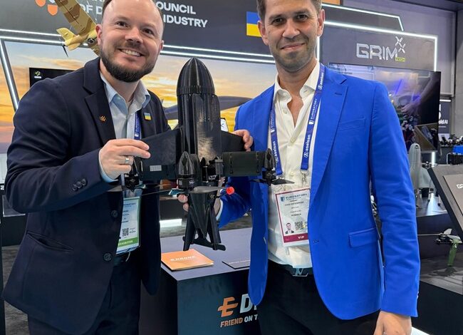 Drone militare -Viktor Yevpak, CEO EDRONE si Mihai Filip, CEO OVES Enterprise