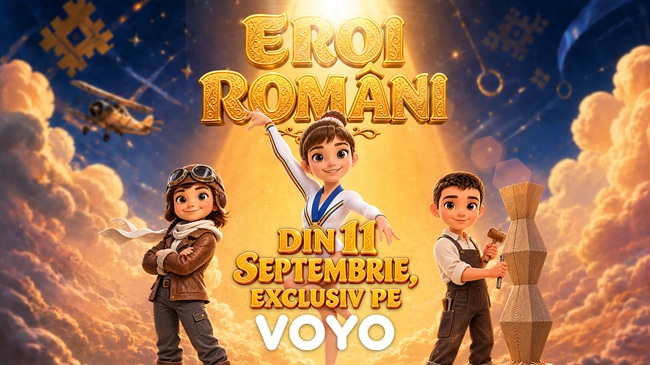 Eroi români, o serie de animații VOYO Original, din 11 septembrie